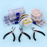 Stainless Steel DIY Jewelry Making Kit: Clasp, Jump Rings, Crimps