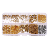 Stainless Steel DIY Jewelry Making Kit: Clasp, Jump Rings, Crimps