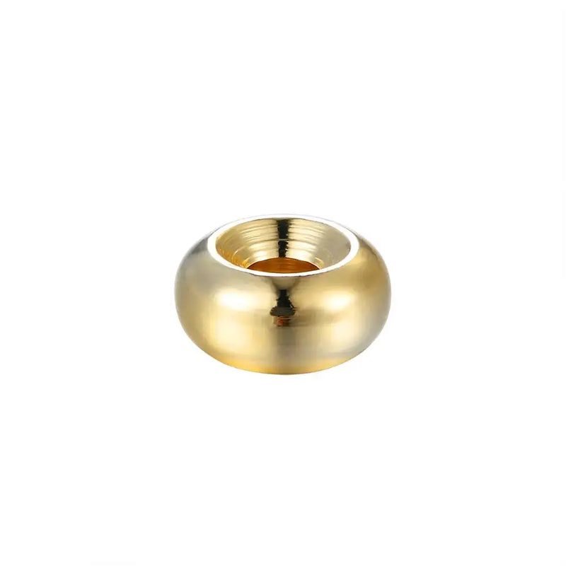 20PCS 4MM 5MM 6MM 24K Brass Round Beads Bracelet Beads DIY Jewelry