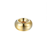 20PCS 4MM 5MM 6MM 24K Brass Round Beads Bracelet Beads DIY Jewelry