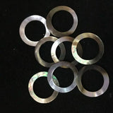 20Pcs Natural Shell Round Jewelry Pendants Charms Findings