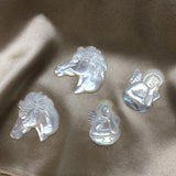 Natural Pearl Mother Shell Horse Angle Style Necklace Beads Charms