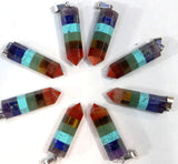 7 Chakra Layered Pendant Set for DIY Jewelry Making