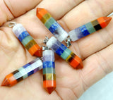 7 Chakra Layered Pendant 4PCS DIY Jewelry Making Necklace