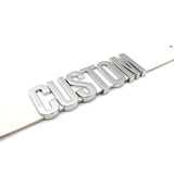 Personalized 35MM PU Leather Name Letters Choker Collar Necklace