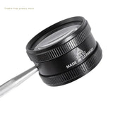 Metal Handheld Magnifier Double Optical Lenses Jewelry Appraisal Glass