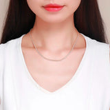 35cm+5cm Yellow Tennis CZ Chain Choker Necklace For Women Girls