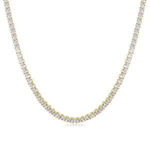 Tennis CZ Chain Choker Necklace For Women Girls