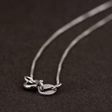 925 Sterling Silver Slim Box Chain Necklace Women Girls Kids