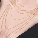 1mm Brass Yellow Box Chain Necklace 35-80cm Women Men Kids