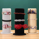 Flannel Headband Hair Hoop Frame Card Holder Jewelry Display Rack