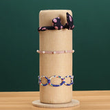 Flannel Headband Hair Hoop Frame Card Holder Jewelry Display Rack