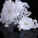Lace Bride Hair Band Wedding Hair Accessories Yarn Flower Headband