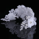 Lace Bride Hair Band Wedding Hair Accessories Yarn Flower Headband