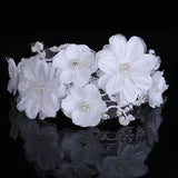 Lace Bride Hair Band Wedding Hair Accessories Yarn Flower Headband