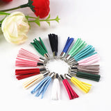Leather Tassel Earring Keychain Cellphone Straps Jewelry Fringe Suede Tassel