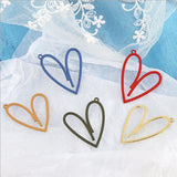 Heart Charms Pendant 10pcs/lot DIY Jewelry Making Finding Accessories