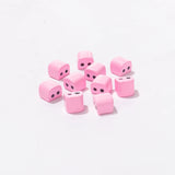 35pcs 5x6mm Enamel Beads For Bracelets Making DIY Colorful Beads