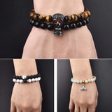 Natural Stone Round Loose Beads for Jewelry Making DIY Bracelet