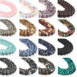 Natural Stone Round Loose Beads for Jewelry Making DIY Bracelet
