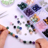 Natural Stone Round Loose Beads for Jewelry Making DIY Bracelet