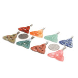 5PCS Geometric Shape Pendants for DIY Jewelry Making