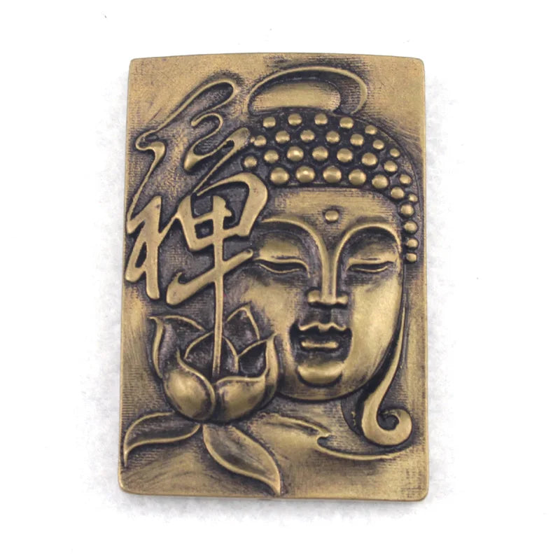 Vintage Bronze Buddhism Pendant for Jewelry Making