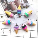 Polymer Clay Ice Cream Charms for DIY Decoration