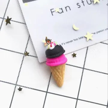 Polymer Clay Ice Cream Charms for DIY Decoration