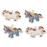 20Pcs Mix Colors KC Glazing Alloy Pendants Jewelry Charms