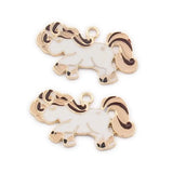 20Pcs Mix Colors KC Glazing Alloy Pendants Jewelry Charms