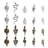 Snake Charms Tibetan Style Alloy Pendants for DIY Necklace Bracelet Making