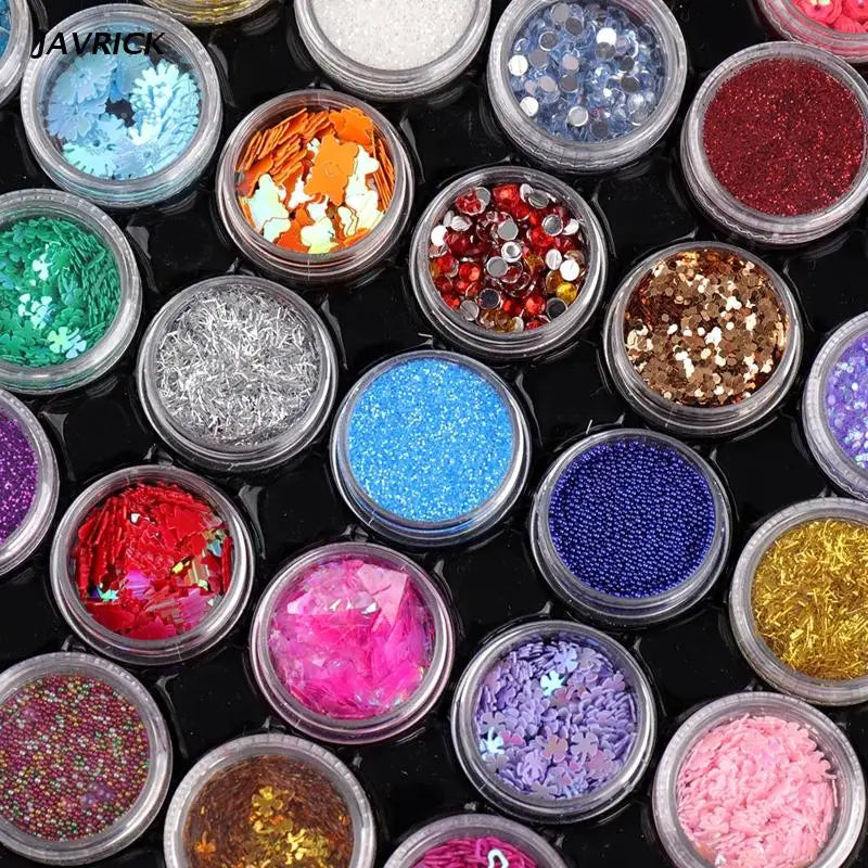 36 Colors Fluorescent Glitter Sequins Epoxy Resin Filling DIY Jewelry Making