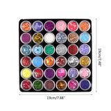 36 Colors Fluorescent Glitter Sequins Epoxy Resin Filling DIY Jewelry Making