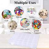 36 Grids Plastic Organizer Box Storage Container with Adjustable Dividers