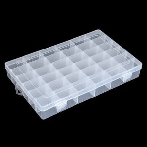 36 Grids Plastic Organizer Box Storage Container with Adjustable Dividers