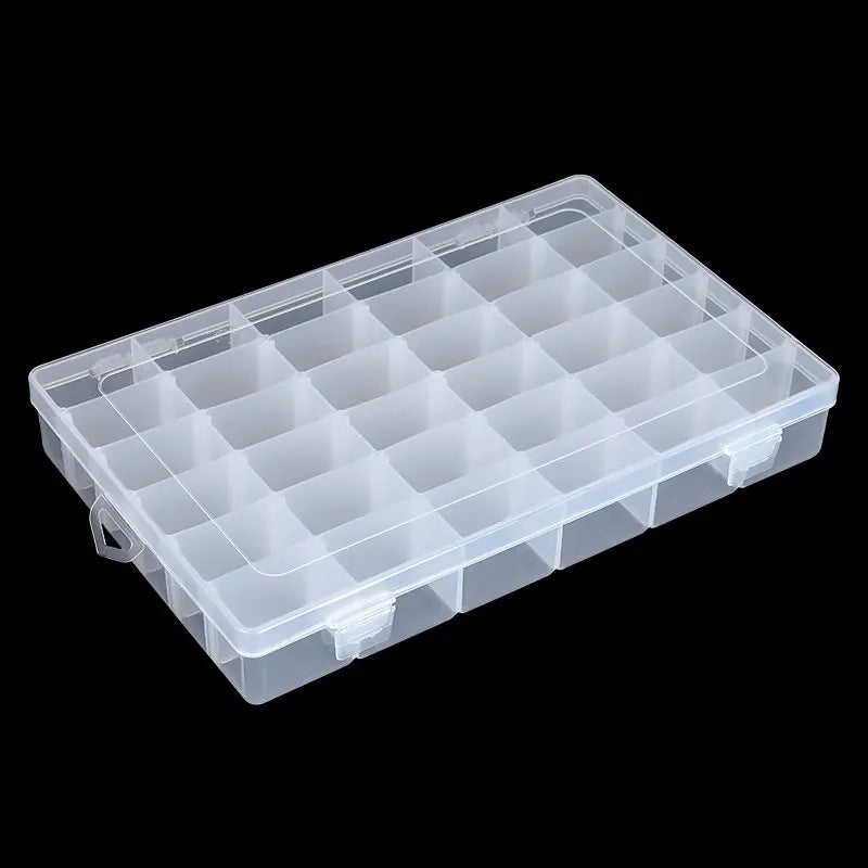 36 Grids Plastic Organizer Box Storage Container with Adjustable Dividers