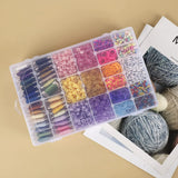 36 Grids Plastic Organizer Box Storage Container with Adjustable Dividers