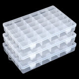 36 Grids Plastic Organizer Box Storage Container with Adjustable Dividers
