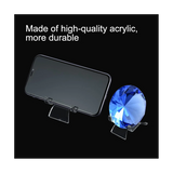 36 PCS Rock Display Stand Clear Easel Pedestal for Crystal Geodes Rock Mineral