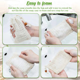 36 Pack Exfoliating Soap Bags for Bath & Shower Use