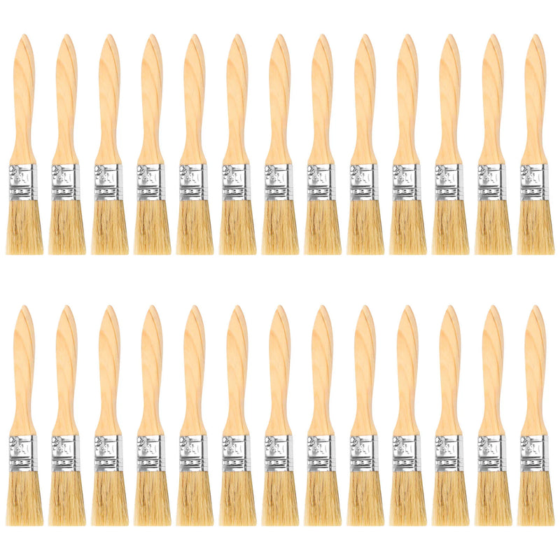36 Pack 1 Inch Paint Brushes for Paint Stains Varnishes Glues