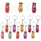 36 Pcs Birthday Party Favors Car Keychain Women Babushka Girl Car Toys Key Chain