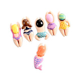 36 Pcs Cartoon Swimming Charms Resin Cabochons Diy Making