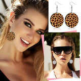 36 Pcs Round Sublimation Earrings Bulk Heat Transfer Unfinished Wood Earrings