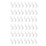 36 Pcs Round Sublimation Earrings Bulk Heat Transfer Unfinished Wood Earrings
