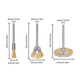 36 Pcs Steel Wire Wheel Brushes Set 3mm Shank Rotary Tool