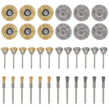 36 Pcs Wire Brushes Set for Rotary Tool