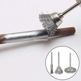 36 Pcs Brass Coated Wire Brushes Set for Drill Paint Stripper Rust Remover