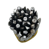 36 Pcs Flower Punch Stamp Set DIY Crafts Jewelry Making Tool Steel Punches